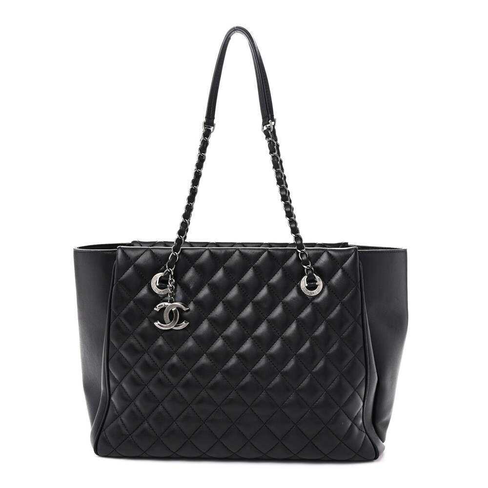 Chanel Lambskin Quilted Shopping Tote #278750C19B